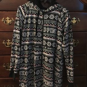 PINK Victoria Secret Sherpa Onesie. Size L